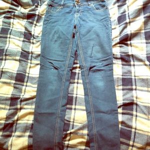 High waisted jeggings